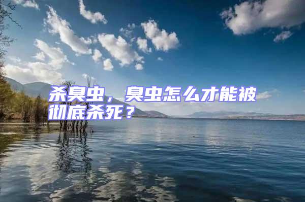 殺臭蟲，臭蟲怎么才能被徹底殺死？