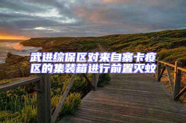 武進綜保區對來自寨卡疫區的集裝箱進行前置滅蚊