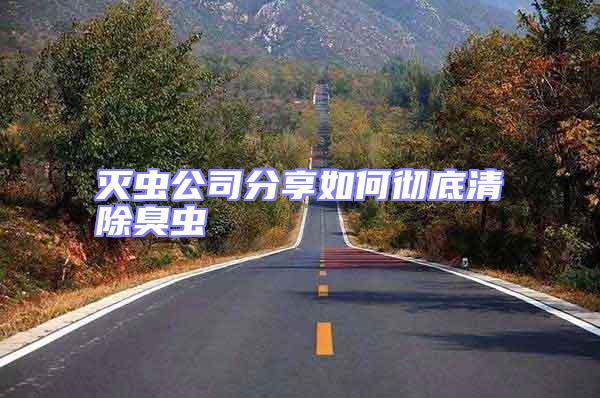 滅蟲(chóng)公司分享如何徹底清除臭蟲(chóng)
