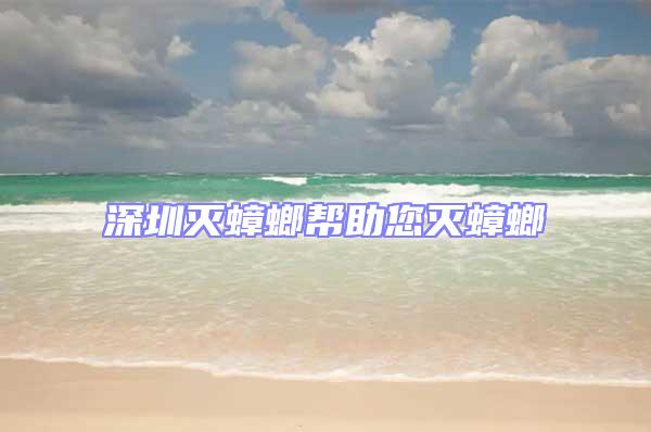 深圳滅蟑螂幫助您滅蟑螂