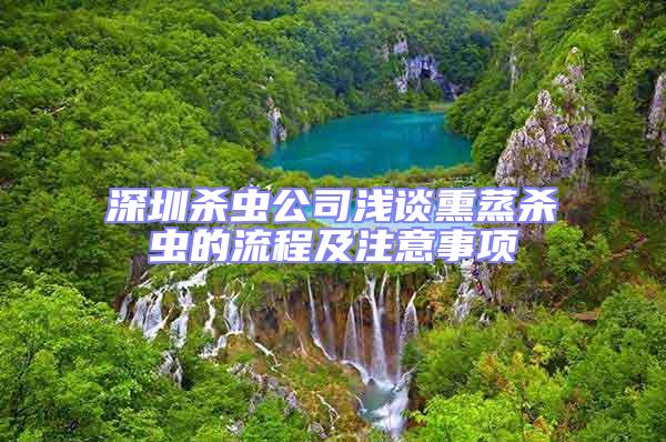 深圳殺蟲公司淺談熏蒸殺蟲的流程及注意事項