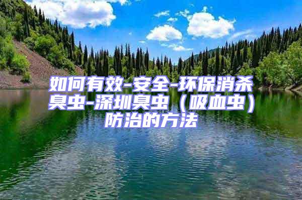 如何有效-安全-環保消殺臭蟲-深圳臭蟲（吸血蟲）防治的方法