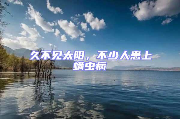 久不見太陽，不少人患上螨蟲病