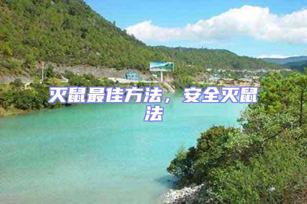 滅鼠最佳方法，安全滅鼠法
