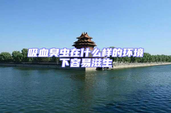 吸血臭蟲在什么樣的環境下容易滋生