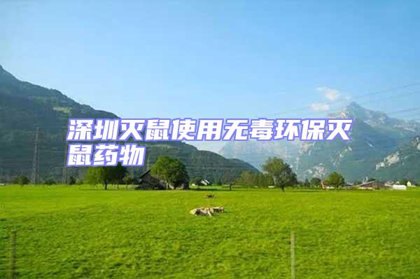 深圳滅鼠使用無毒環保滅鼠藥物