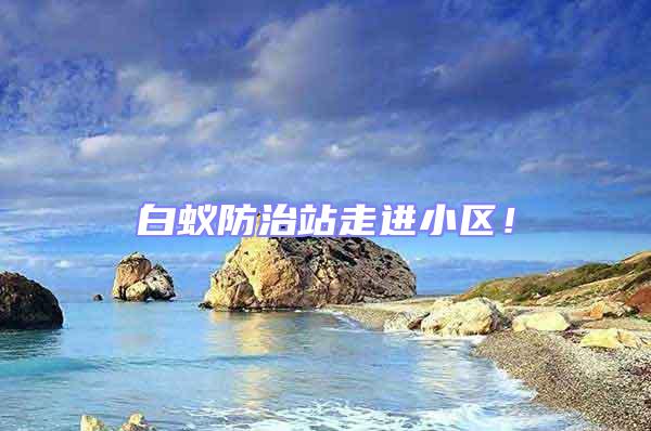 白蟻防治站走進小區(qū)！