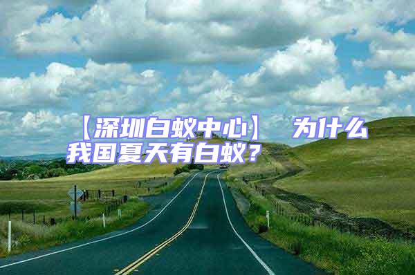 【深圳白蟻中心】 為什么我國夏天有白蟻？