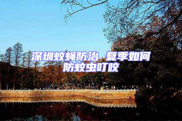 深圳蚊蠅防治 夏季如何防蚊蟲叮咬