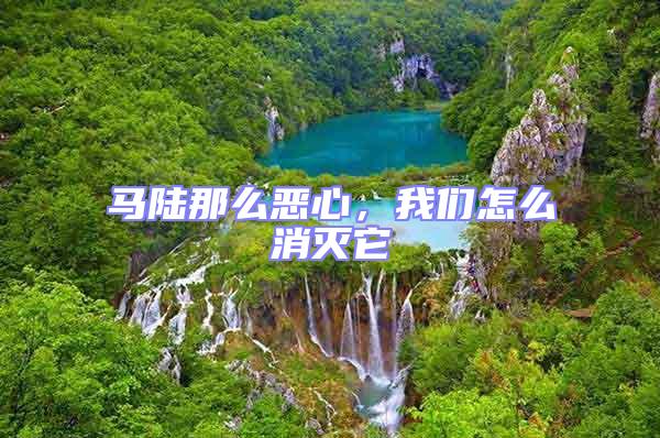 馬陸那么惡心，我們怎么消滅它
