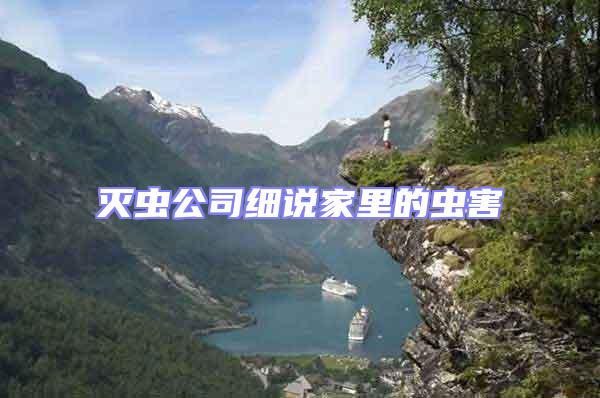 滅蟲公司細(xì)說家里的蟲害