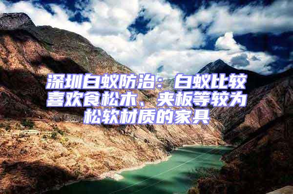 深圳白蟻防治：白蟻比較喜歡食松木、夾板等較為松軟材質(zhì)的家具