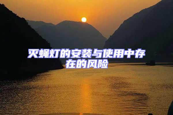 滅蠅燈的安裝與使用中存在的風險