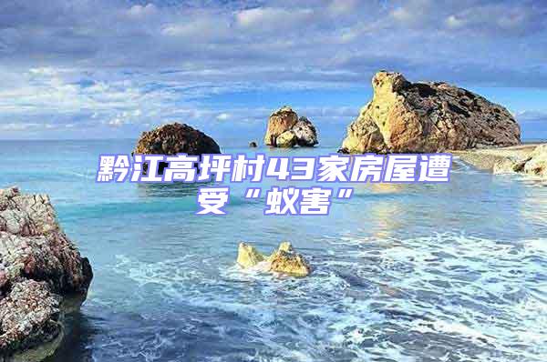 黔江高坪村43家房屋遭受“蟻害”