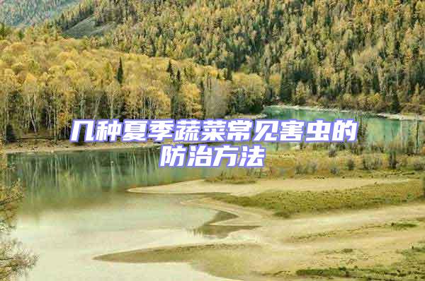 幾種夏季蔬菜常見害蟲的防治方法