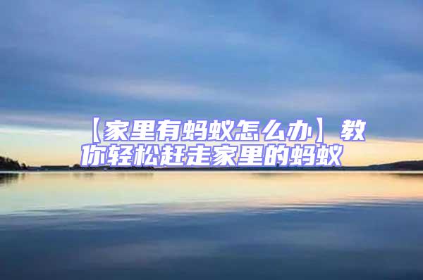 【家里有螞蟻怎么辦】教你輕松趕走家里的螞蟻