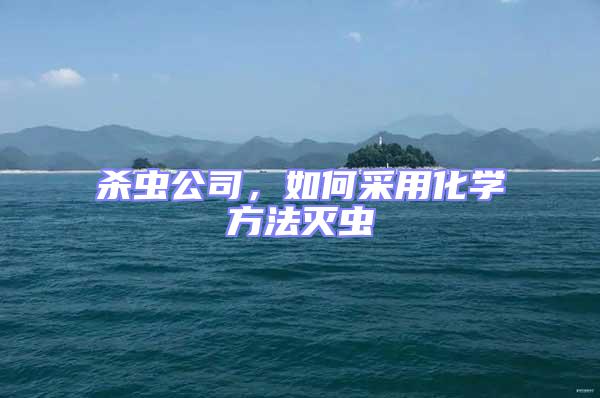 殺蟲公司，如何采用化學方法滅蟲