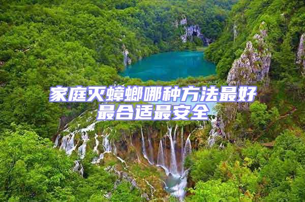 家庭滅蟑螂哪種方法最好最合適最安全