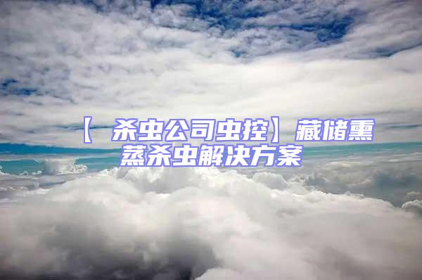 【 殺蟲公司蟲控】藏儲(chǔ)熏蒸殺蟲解決方案