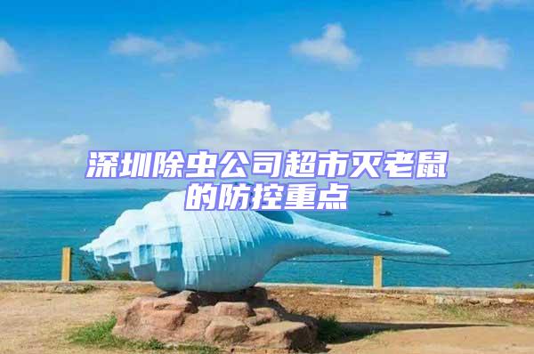 深圳除蟲公司超市滅老鼠的防控重點