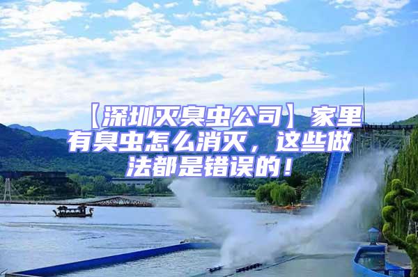 【深圳滅臭蟲公司】家里有臭蟲怎么消滅，這些做法都是錯誤的！