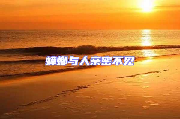 蟑螂與人親密不見