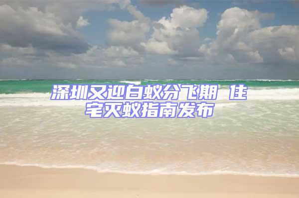 深圳又迎白蟻分飛期 住宅滅蟻指南發布