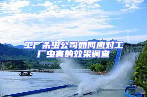工廠殺蟲公司如何應對工廠蟲害的效果調查