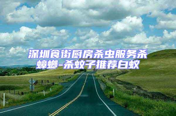 深圳食街廚房殺蟲服務殺蟑螂-殺蚊子推薦白蟻