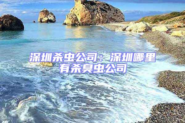 深圳殺蟲公司：深圳哪里有殺臭蟲公司