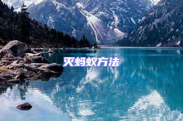 滅螞蟻方法