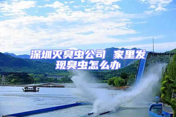 深圳滅臭蟲公司 家里發(fā)現(xiàn)臭蟲怎么辦