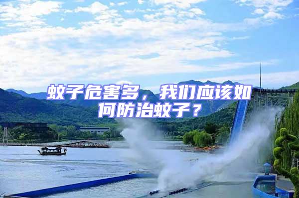 蚊子危害多，我們應該如何防治蚊子？