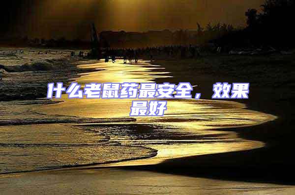 什么老鼠藥最安全，效果最好
