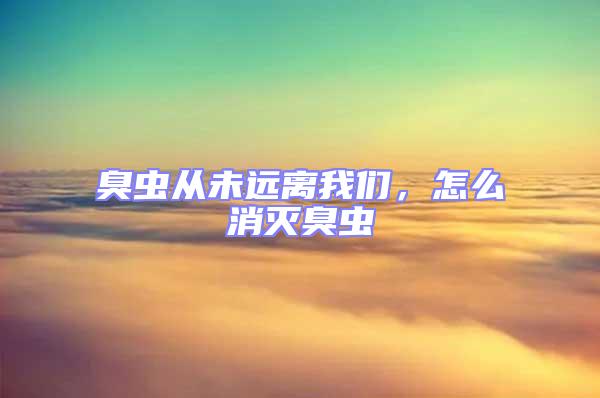 臭蟲從未遠(yuǎn)離我們，怎么消滅臭蟲