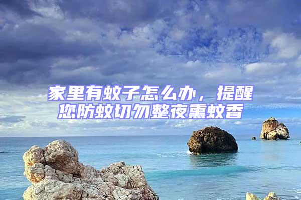 家里有蚊子怎么辦，提醒您防蚊切勿整夜熏蚊香