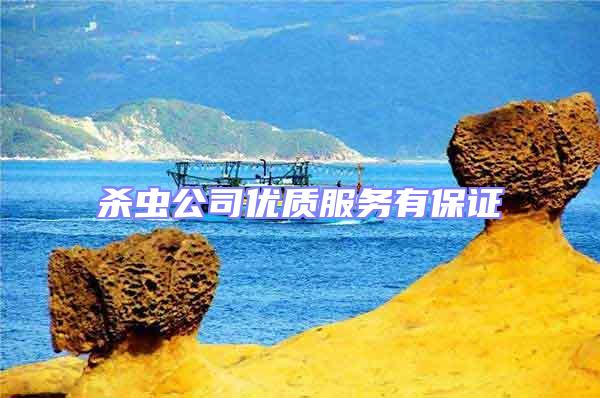 殺蟲公司優質服務有保證