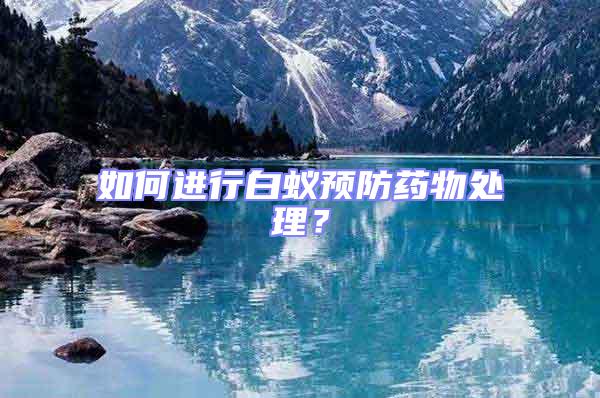 如何進行白蟻預防藥物處理？