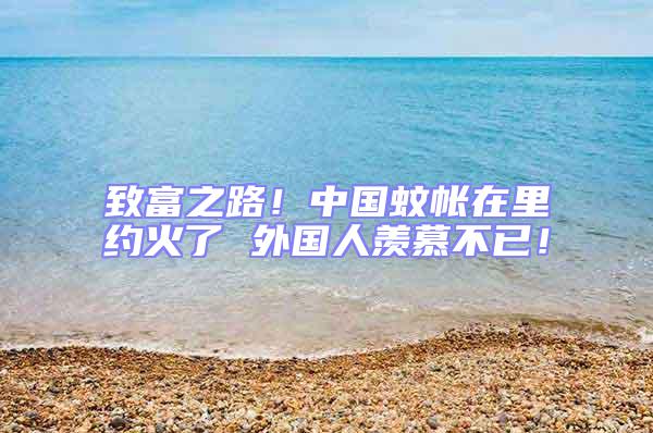 致富之路！中國蚊帳在里約火了 外國人羨慕不已！