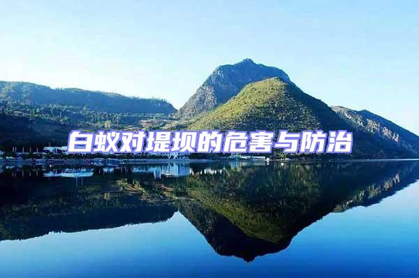 白蟻對堤壩的危害與防治