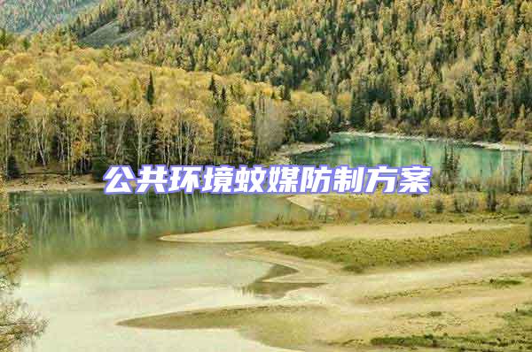 公共環境蚊媒防制方案