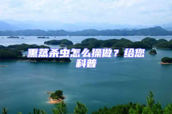 熏蒸殺蟲怎么操做？給您科普