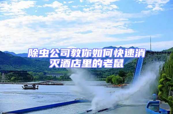 除蟲公司教你如何快速消滅酒店里的老鼠