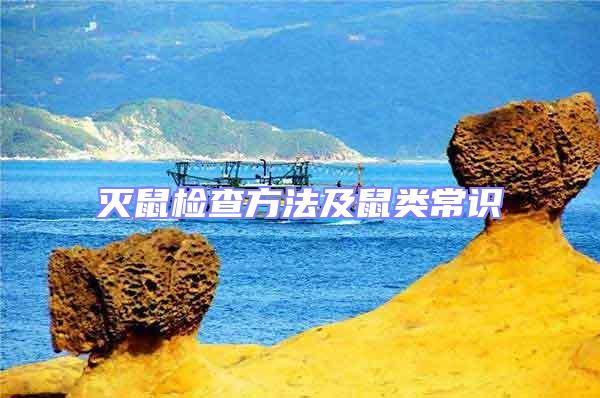 滅鼠檢查方法及鼠類常識