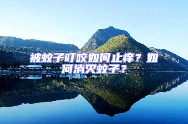 被蚊子叮咬如何止癢？如何消滅蚊子？