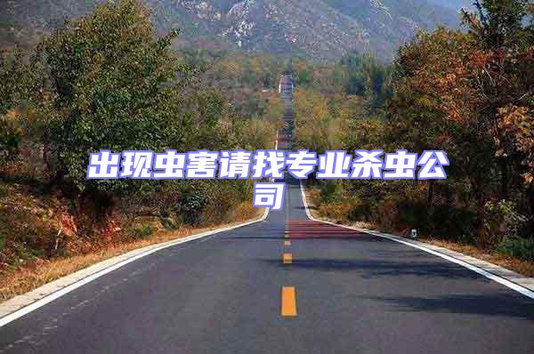 出現(xiàn)蟲害請找專業(yè)殺蟲公司