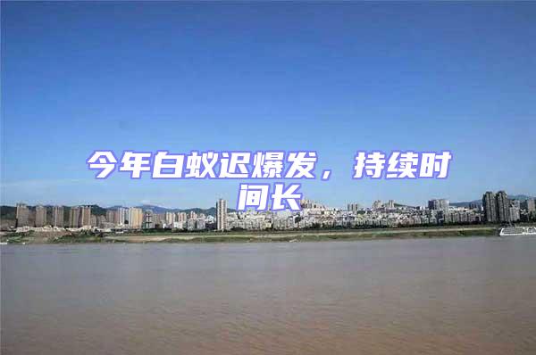 今年白蟻遲爆發(fā)，持續(xù)時(shí)間長(zhǎng)