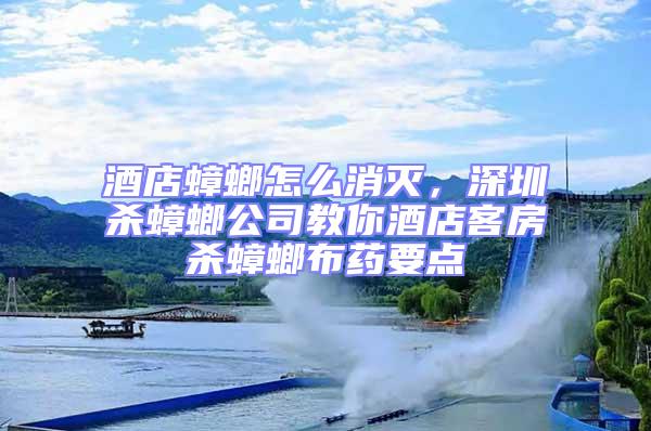 酒店蟑螂怎么消滅，深圳殺蟑螂公司教你酒店客房殺蟑螂布藥要點