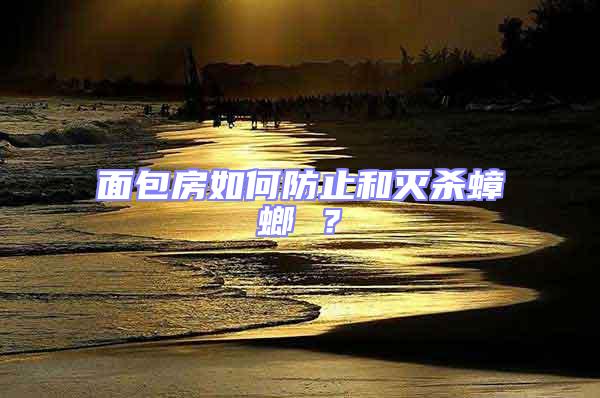 面包房如何防止和滅殺蟑螂 ？