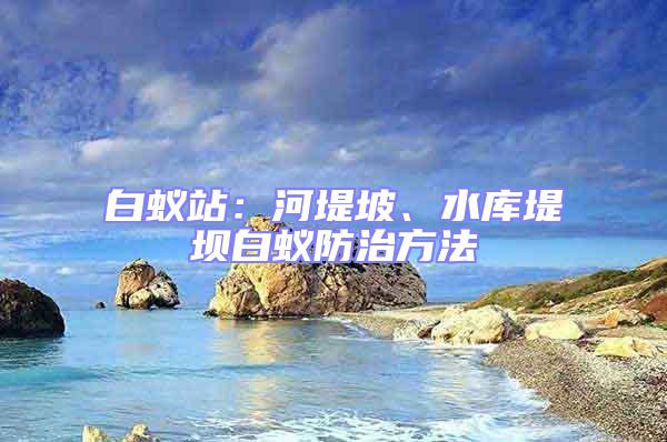 白蟻站：河堤坡、水庫堤壩白蟻防治方法